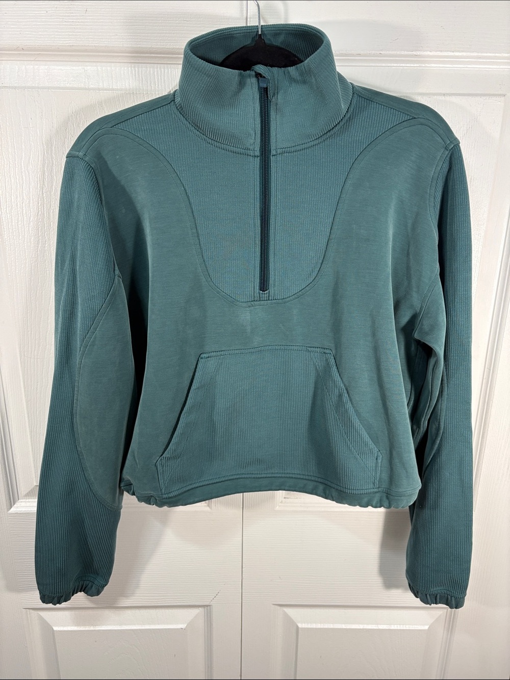 Lululemon brushed softstreme ribbed half zip